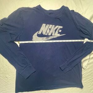 Nike Dark Blue Long Sleeve Tee